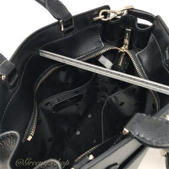 Kate Spade NEW! Staci Black Satchel - Picture 7 of 13
